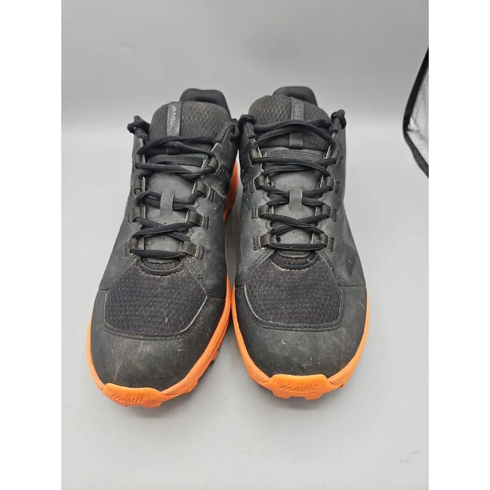 Mavic XA MTB Shoes, Black Orange Contagrip Sz 10 Eur 44 Men's